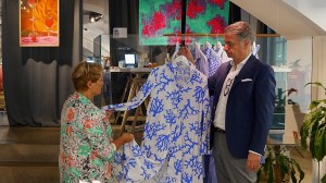 Retail expert Peter Nyhan shares some sartorial inspiration with Anne Diamond