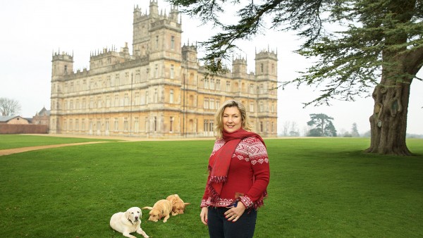 Anne Diamond cooks with Lady Carnarvon at Highclere Castle