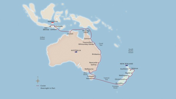 Australia, New Zealand & Indonesia