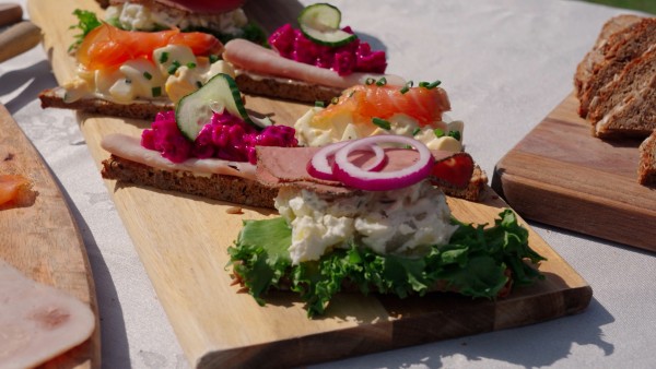 Learn how to create a Scandinavian open-faced sandwich with writer Nevada Berg