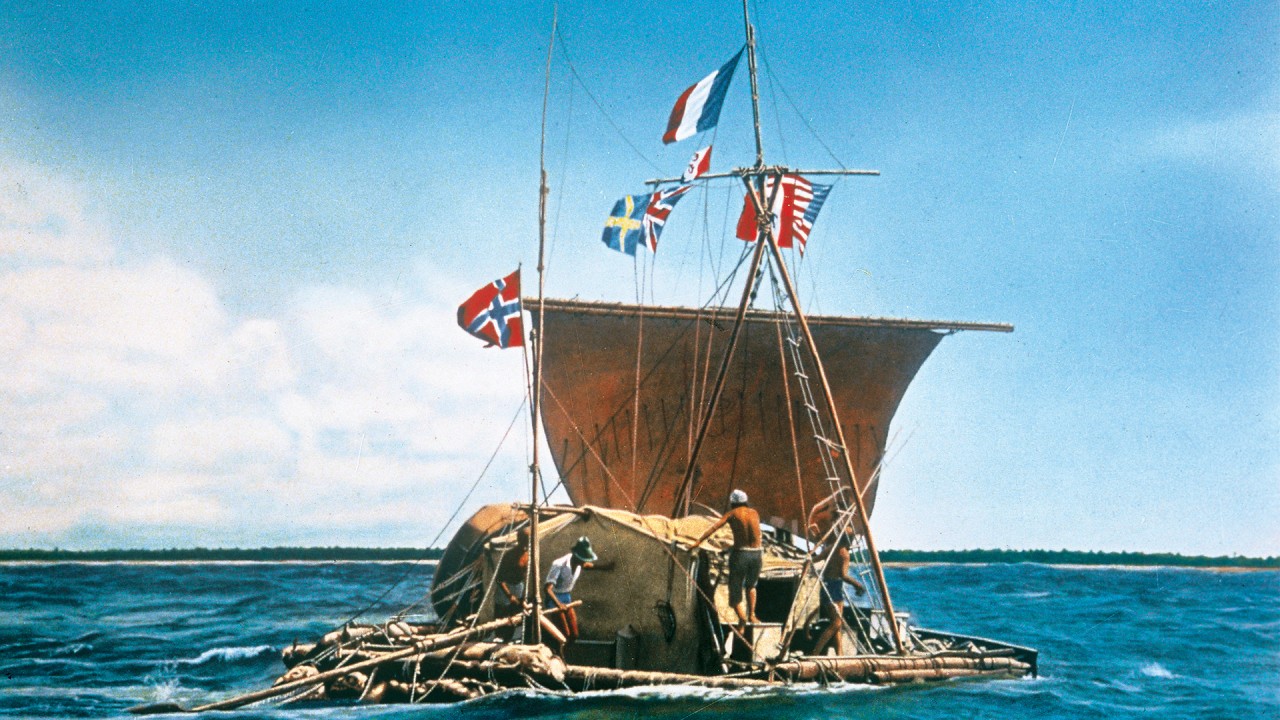 At the Kon-Tiki Museum with Curator Reidar Solsvik)