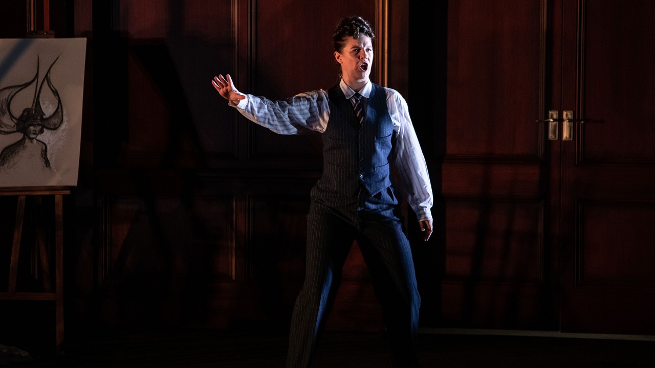 Preview Opera Holland Park's production of Giuseppe Verdi’s Un ballo in Maschera)