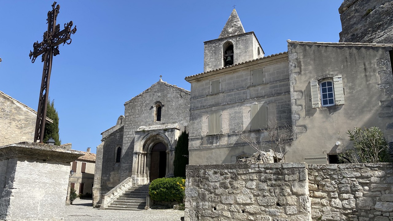 At home in Les Baux-de-Provence with Nina Seffusatti)