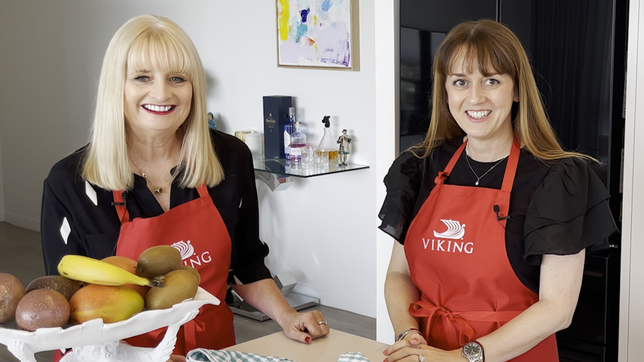 Make a delicious summer fruit Pavlova with Michelle Black and Jane Moggridge)