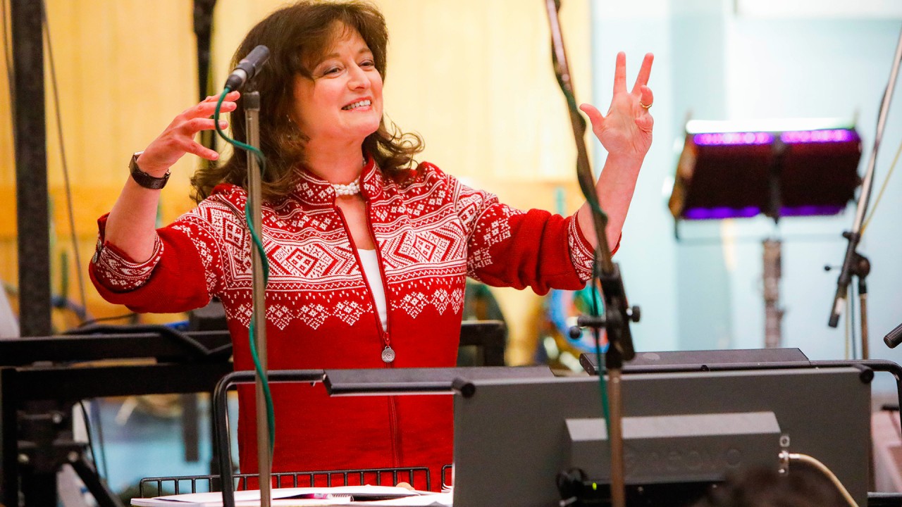 At home with acclaimed composer and Viking Herja godmother Debbie Wiseman )