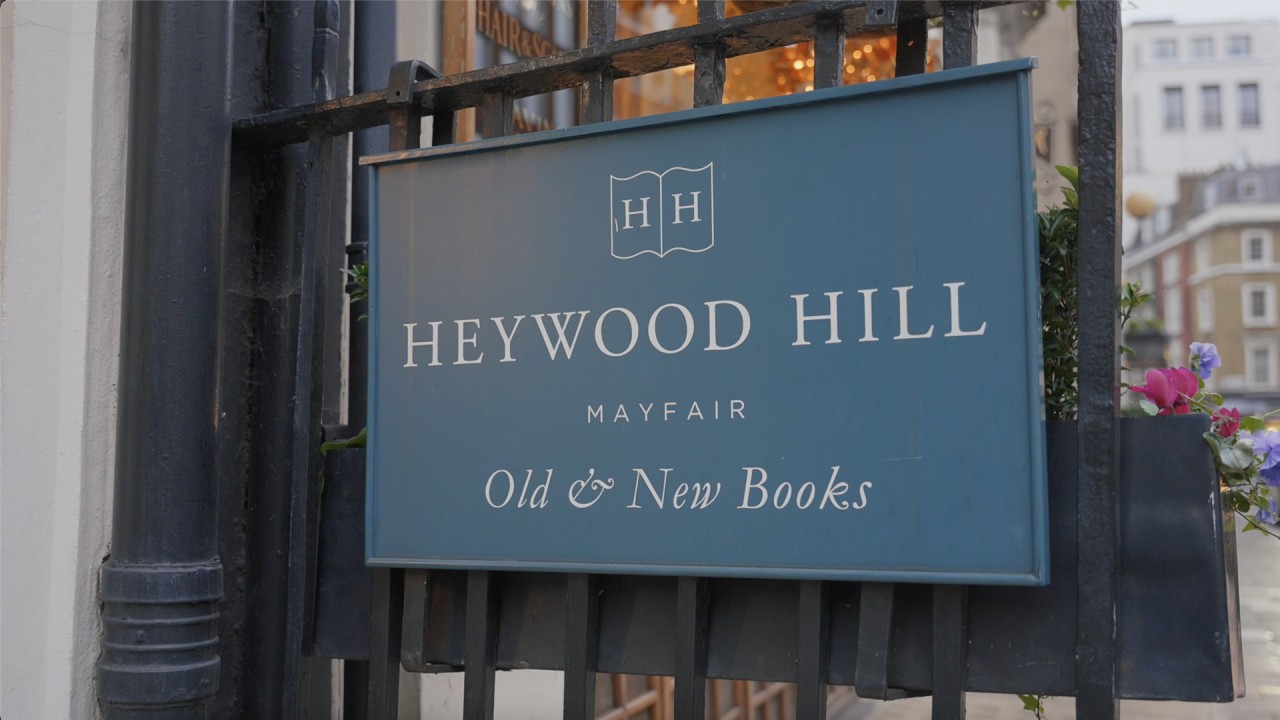 Anne Diamond interviews Nicky Dunne in the Heywood Hill bookshop)