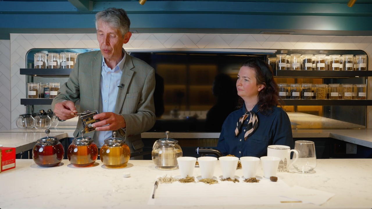 Tour London’s iconic Twinings tea shop with Stephen Twining)