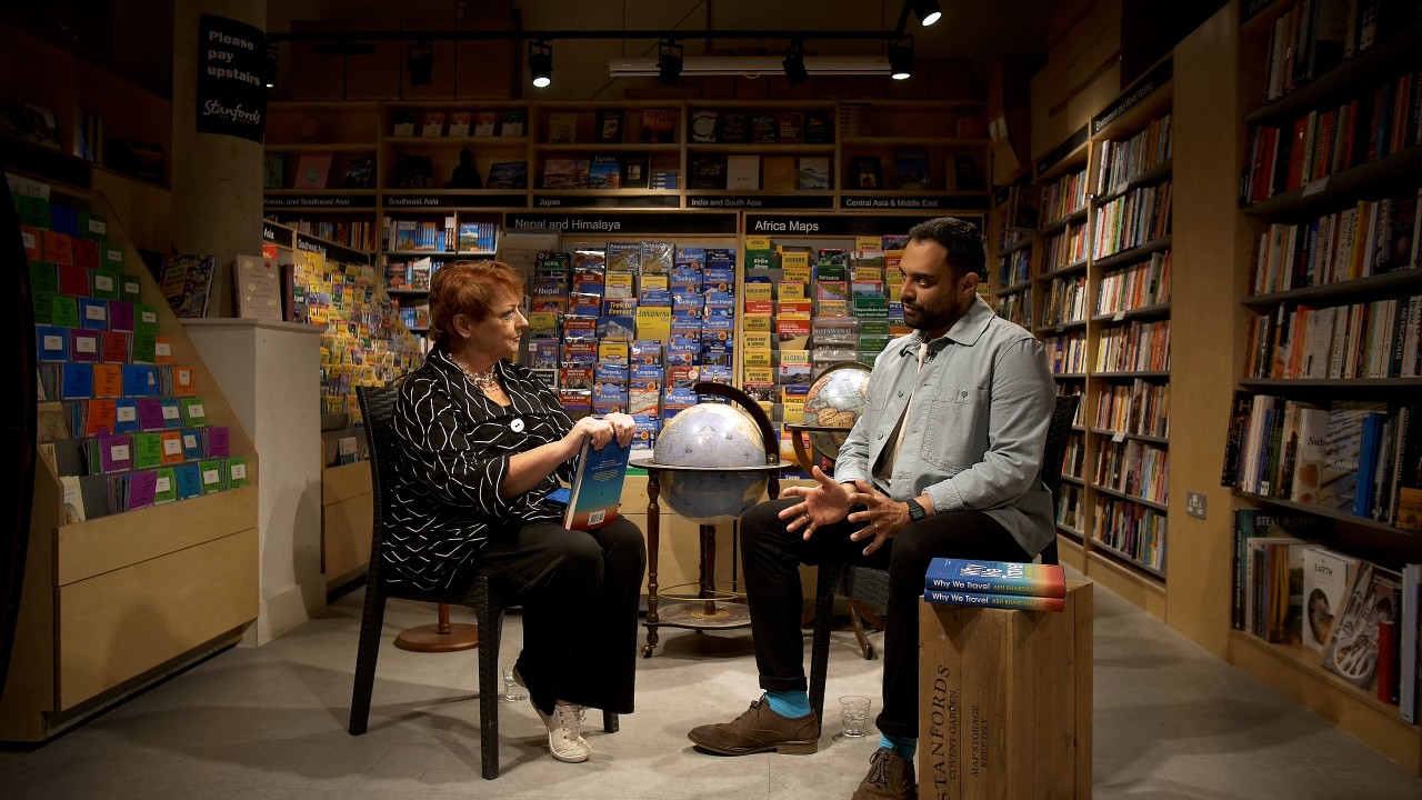 Anne Diamond interviews travel writer Ash Bhardwaj)