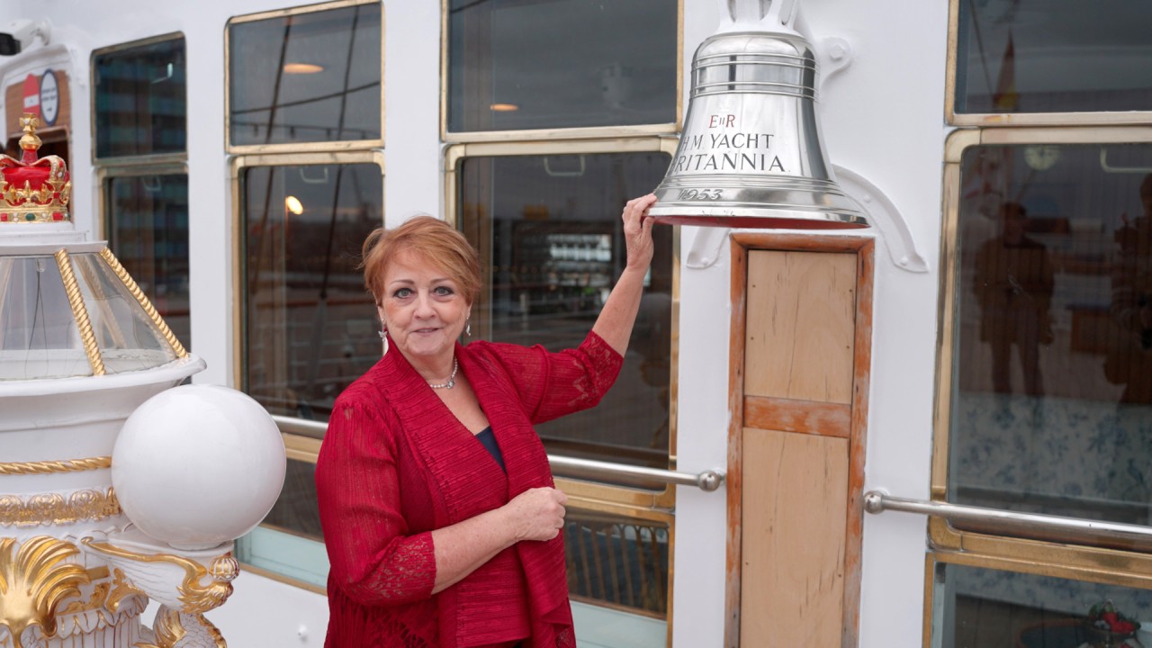 Visit Queen Elizabeth II’s “floating palace” with Anne Diamond OBE