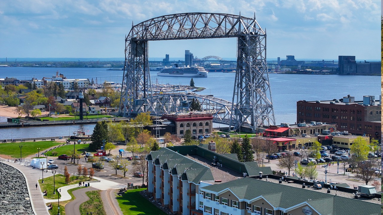 Trace the shores of Lake Superior in Duluth