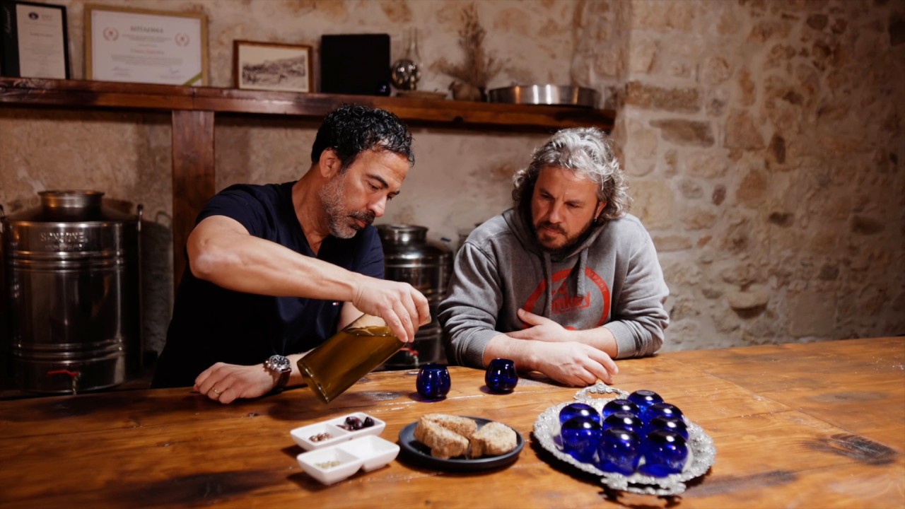 Delve into the art of olive oil production with Vangelis Zervogiannis