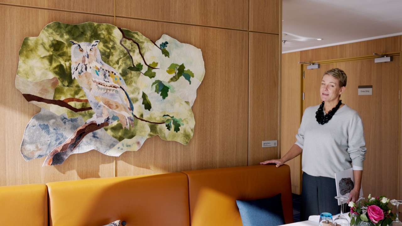 Celebrate the art on the Viking Vela with Anne Cecilie Thidemansen